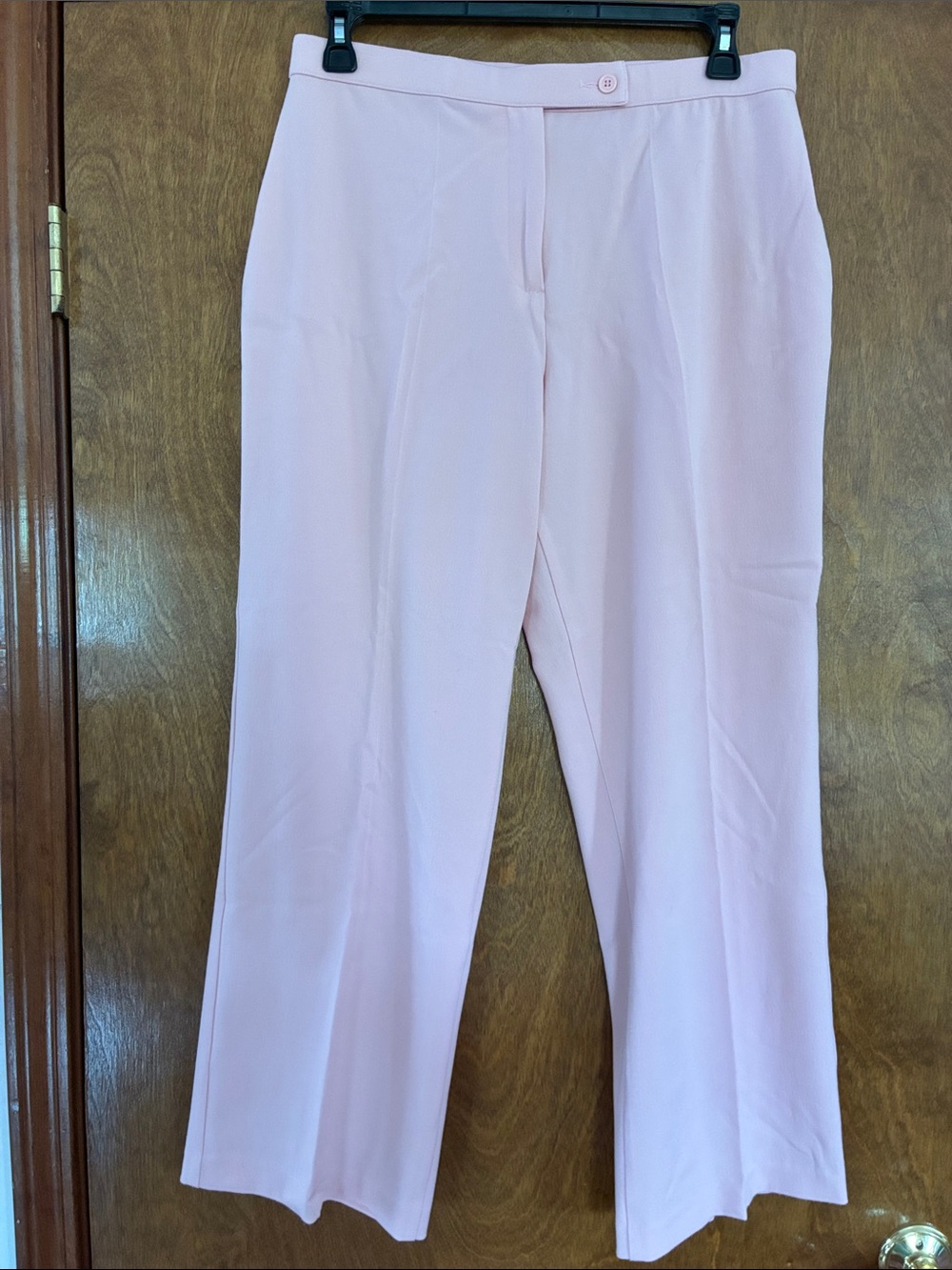 Investments Pale Pink Tailored Wide-Leg Pants